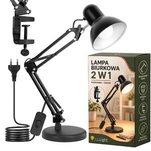Namizna Svetilka JNH043-1TD Black 2v1