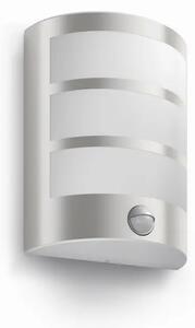 STENSKA SVETILKA PYTHON S SENZORSKIM LED 6W/600lm/2700K/IP44/INOX 17324/47/16