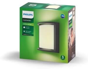 STENSKA SVETILKA SAMONDRA LED/12W/1200lm/2700K/240V IP44 ANTRACIT 17391/93/P0