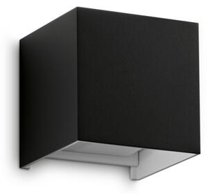 ATOM LED STENSKA SVETILKA AP D10 ČRNA IP54 ID313450