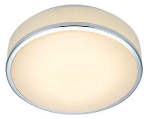 GLOBALNA STROPNA SVETILKA 22 CM LED BELA/KROMIRANA FIKSNA LED SVETILKA IP44 MA105959