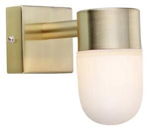 MENTON STENSKA SVETILKA MEDENINA/OPAL IP44 G9 IP44 MA106374