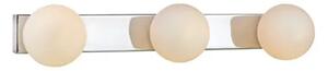 MINI STENSKA SVETILKA 3L KROM/BELA IP44 G9 IP44 MA106382