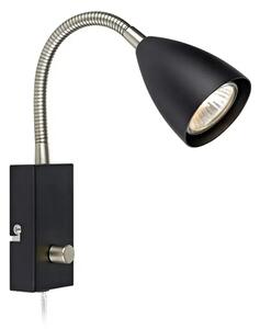 STENSKA SVETILKA CIRO ČRNO/JEKLO GU10 MA107409