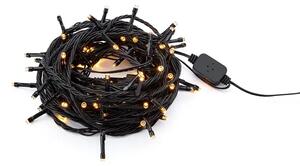 VRTNA 24 ZUNANJA SVETLOBNA VERIGA 80L ČRNA FIKSNA LED IP44 MA108176