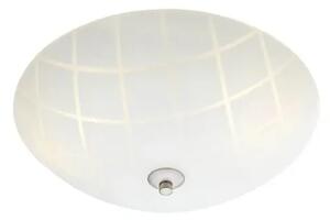 STROPNA SVETILKA RUTA 35 CM BELA/JEKLO E14 MA107756