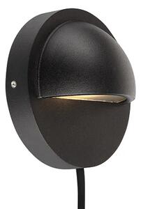ZUNANJA STENSKA SVETILKA GARDEN 24 0,8 W ČRNE DIODE/LED IP44 MA107288