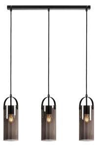 VISEČA SVETILKA GLORY 3L ČRNA/DIMENA E27 MA108219