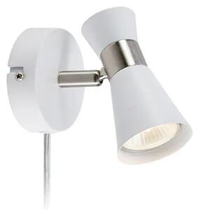 STENSKA SVETILKA FOLIE 1L BELA/SATEN NIKEL GU10 MA108627