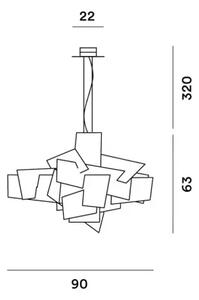 VISEČA LED SVETILKA BIG BANG BELA FN151007LD_10