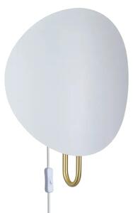 STENSKA SVETILKA SPARGO BELA/MEDENINA E27 IP20 2320361001
