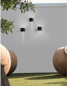 ZUNANJA STENSKA SVETILKA COMO LED 2x3W/3000K/510lm/IP54/ČRNA NL847408