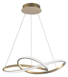 VISEČA LED SVETILKA FUSION 53W/3000K/4081lm/IP20/MEDENINSKO ZLATA NL1701101002