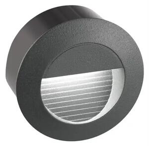 ZUNANJA STENSKA SVETILKA KRYPTON LED 3W/3000K/270lm/IP54/TEMNO SIVA NL726407