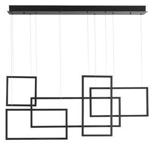 Viseča LED svetilka Cornice 91W/3000K/4860lm/DIMM/IP20/ ČRNA NL9142765