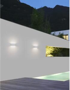 ZUNANJA STENSKA SVETILKA MILE LED 2x5W/3000K/550lm/IP54/BELA NL9262111