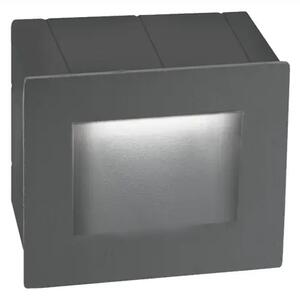 ZUNANJA STENSKA SVETILKA KRYPTON LED 3W/3000K/132lm/IP54/temno siva NL727002