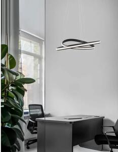 Viseča LED svetilka ARIES 45W/3000K/2364lm/DIMM/IP20/ČRNA NL9357061