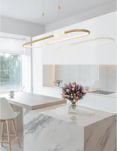 Viseča LED svetilka CELIA 45W/3000K/4751lm/DIMM/IP20/ZLATA NL9820602