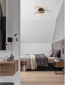 ELISE LED STROPNA SVETILKA 28 W ZATEMNILNA ČRNO-ZLATA MEDENINASTA NL9248112