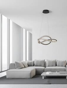 Viseča LED svetilka GINEVRA 56W/3000K/3750lm/DIMM/IP20/ ČRNA NL9748160