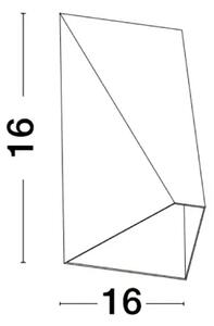STENSKA SVETILKA BAZZ LED 3W/3000K/134lm/IP20/ ČRNA NL9060940
