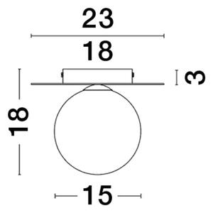 INDIGO STROPNA SVETILKA G9 /IP20/ ZLATA NL9501246