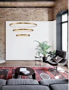 Viseča LED svetilka EMPATHIA 108W/3000K/2245lm/DIMM/IP20/MEDENINA ZLATA NL9172869