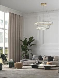 Viseča LED svetilka AURELIA 72W/3500K/6351lm/DIMM/IP20/ZLATA NL9333063