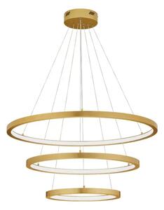Viseča LED svetilka EMPATHIA 108W/3000K/2245lm/DIMM/IP20/MEDENINA ZLATA NL9172869