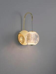 BRILLANTE STENSKA SVETILKA LED 4,2 W/3200 K/204,52 lm/IP20/ ZLATA NL9695100