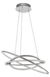 Viseča LED svetilka LIVORNO 53W/3000K/5071lm/IP20/krom NL8107401