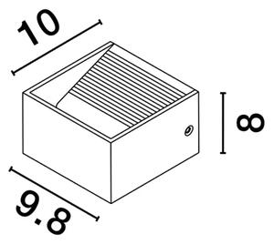 STENSKA SVETILKA EPIC LED 6W/3000K/579lm/IP20/BELA NL9136181