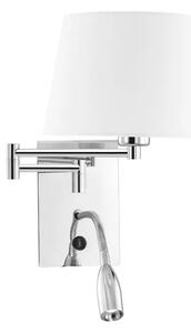 STENSKA SVETILKA CINGO LED & E27 3W/3000K/180lm/IP20/BELA - KROMIRANA NL6102682