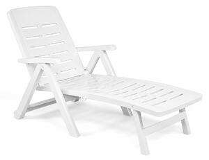 Vrtni ležalnik SMERALDO, 72x189x96cm, bela I.P.A.E-Progarden