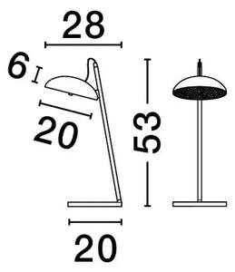 NAMIZNA SVETILKA FLUTE LED/3000K/18W/1105Lm/ČRNA NL9006102