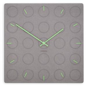 Stenska ura Luxhora Circula Light Grey 11 barv kazalcev