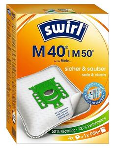 Swirl Vreča za sesalec M 40 EcoPor (4 kos, Ustrezno za: Miele sesalnik, Hoover sesalnik)
