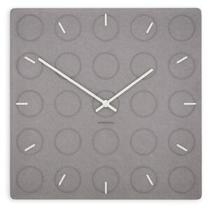 Stenska ura Luxhora Circula Light Grey 11 barv kazalcev