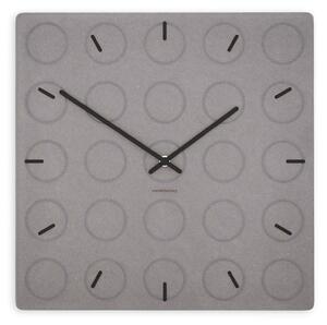 Stenska ura Luxhora Circula Light Grey 11 barv kazalcev