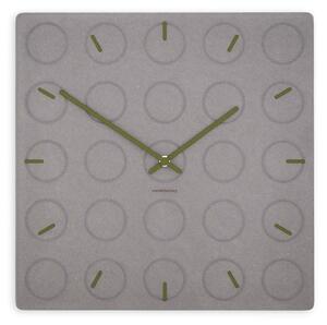 Stenska ura Luxhora Circula Light Grey 11 barv kazalcev
