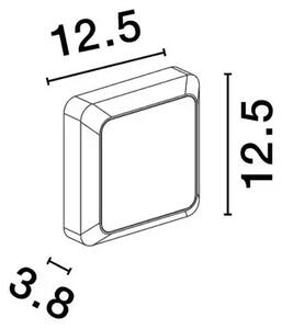 APPIA STENSKA SVETILKA LED 3000K 367lm IP54 RJAVA RJAVA NL9030598