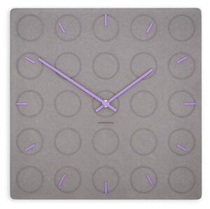 Stenska ura Luxhora Circula Light Grey 11 barv kazalcev