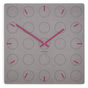 Stenska ura Luxhora Circula Light Grey 11 barv kazalcev