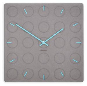 Stenska ura Luxhora Circula Light Grey 11 barv kazalcev