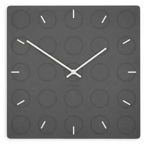 Stenska ura Luxhora Circula Black 9 barv kazalcev