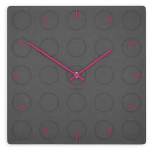 Stenska ura Luxhora Circula Black 9 barv kazalcev