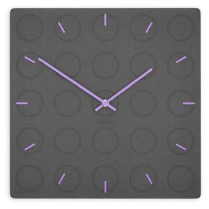 Stenska ura Luxhora Circula Black 9 barv kazalcev