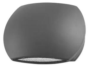 ZUNANJA STENSKA SVETILKA COMO LED 2x3W/3000K/510lm/IP54/temno siva NL741662