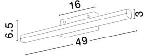 LED kopalniška svetilka VANESE 12 W/3000K/1174lm/IP44/krom NL787005